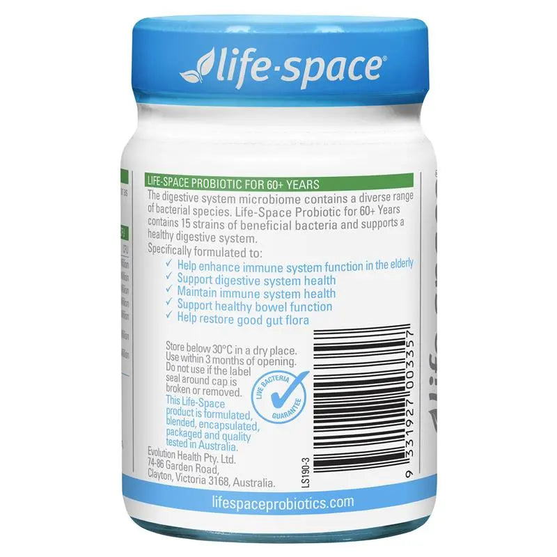 Life Space 60+老年人益生菌 60粒