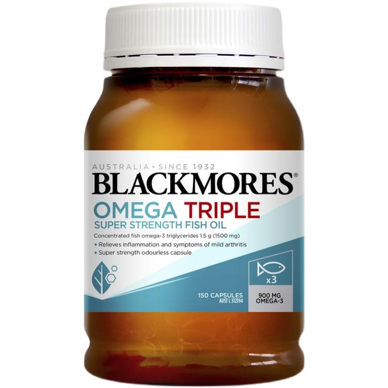 Blackmores 三倍濃縮魚油 150粒