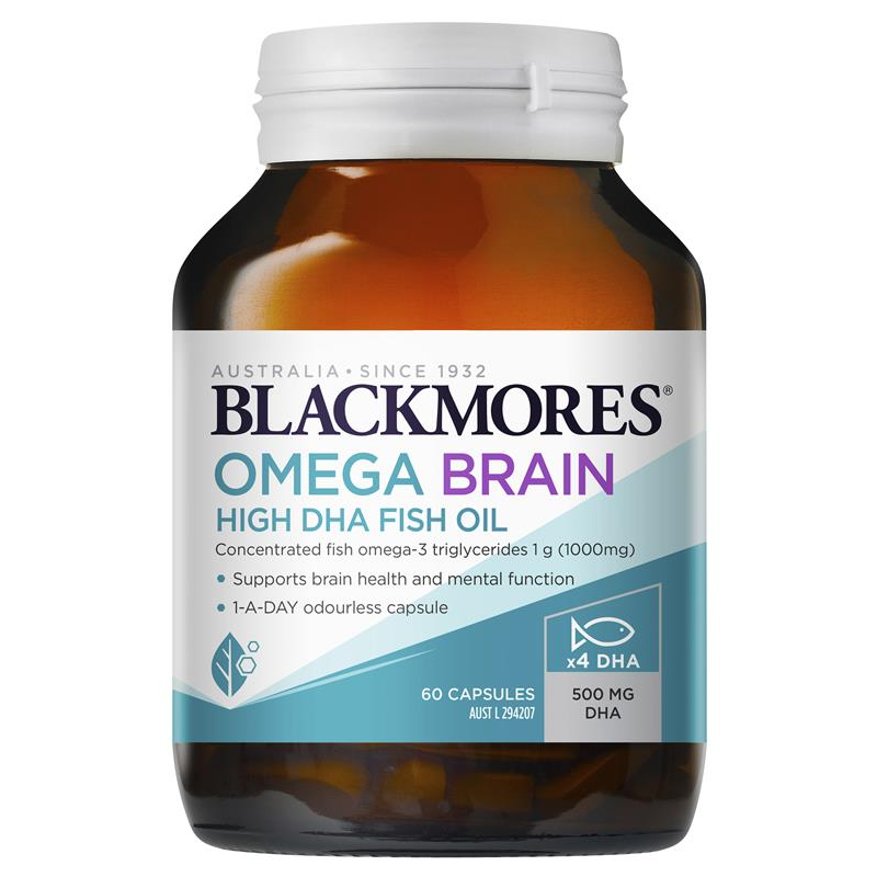 Blackmores DHA健腦魚油 60粒