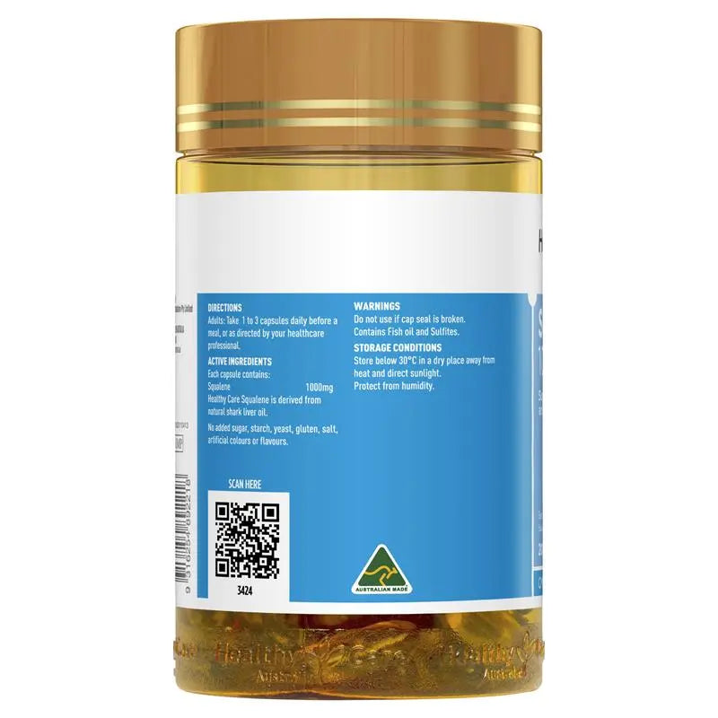 Healthy Care 角鯊烯 1000mg 200粒
