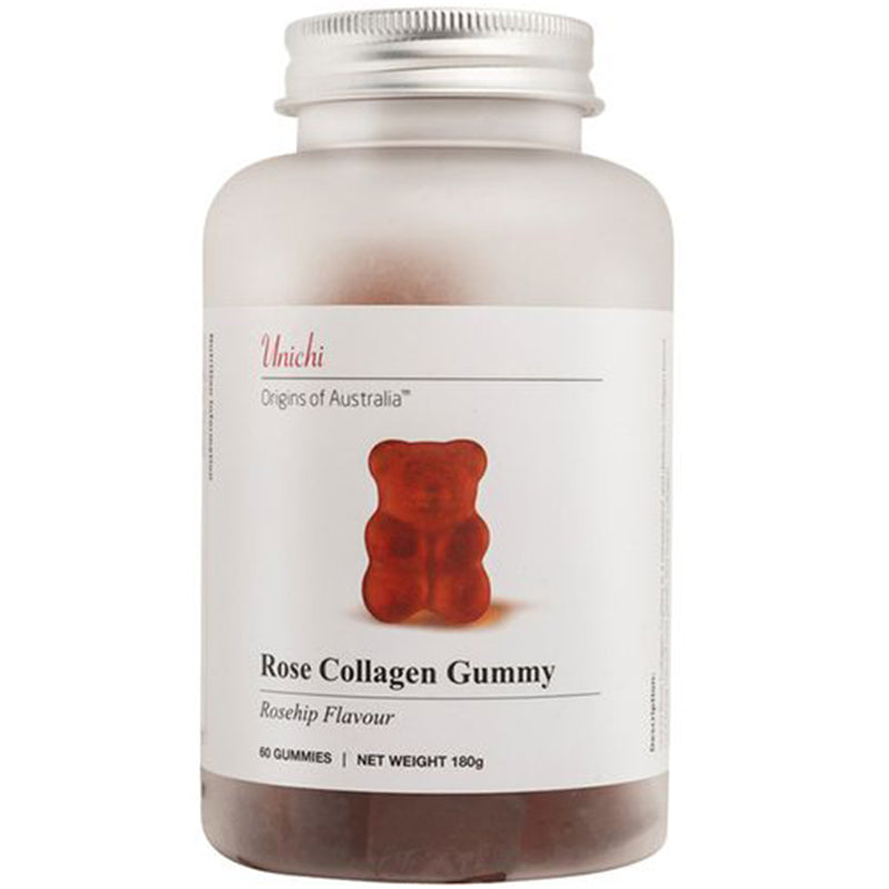 Unichi 玫瑰膠原蛋白小熊軟糖 60粒