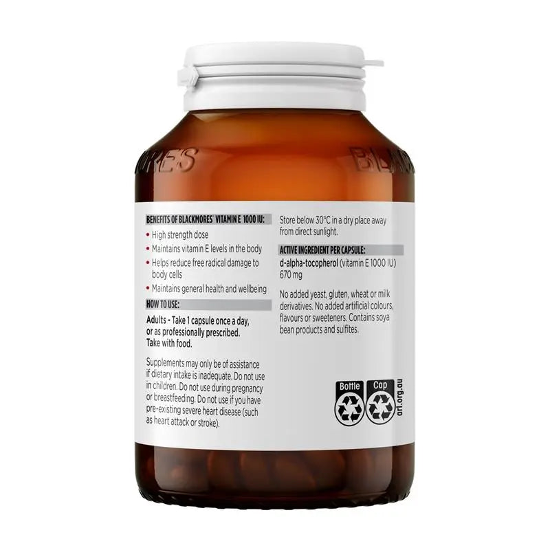 Blackmores 維他命E 1000IU 100粒