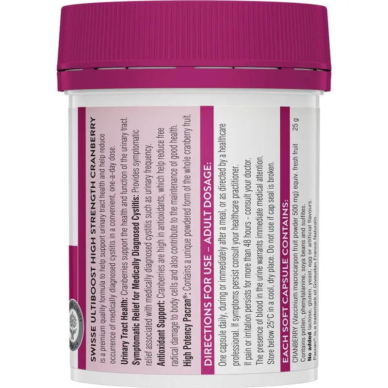 Swisse 高濃度蔓越莓 25000mg 90粒