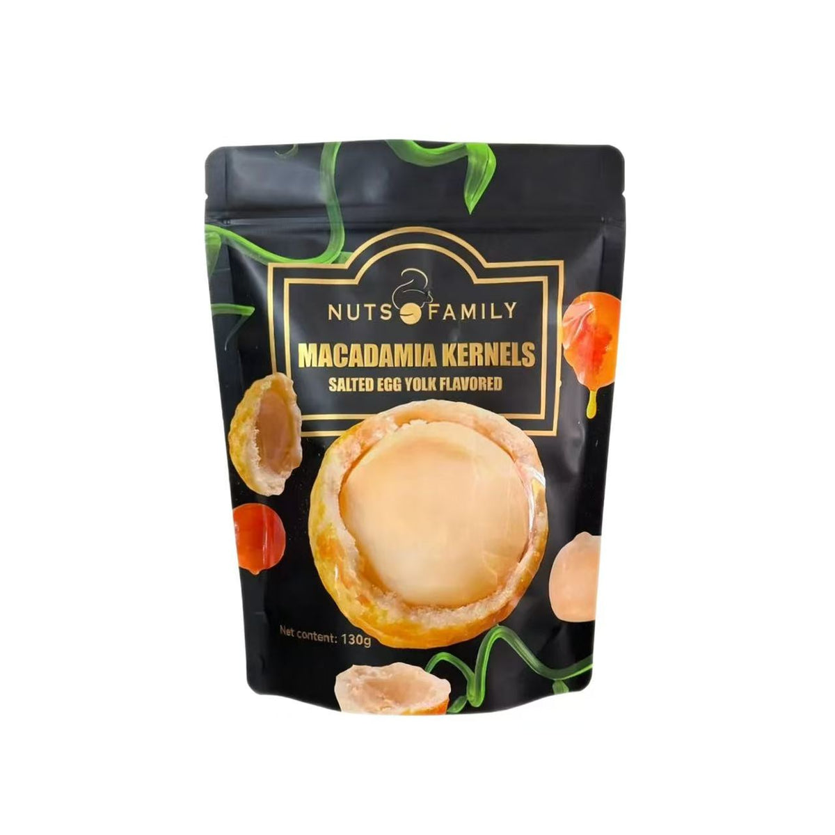 NUTS FAMILY 鹹蛋黃脆皮夏威夷果仁130g