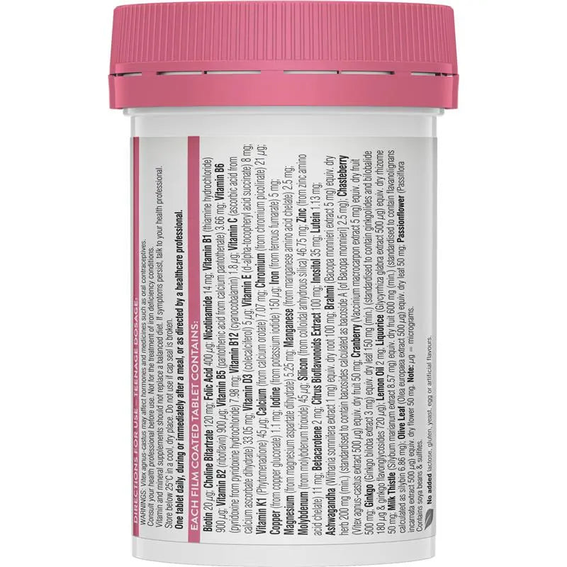 Swisse 青少年綜合維他命 女生款 60粒