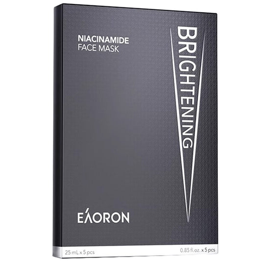 Eaoron 水光面膜 黑色菸鹼醯胺亮白 25ml 5片裝