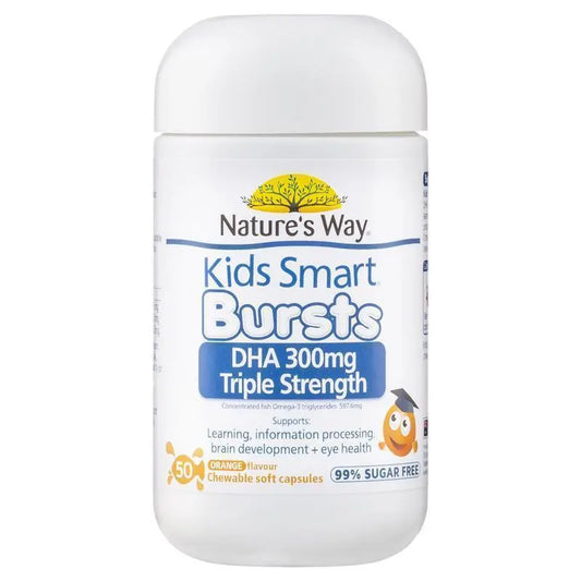 Nature's Way Kids Smart DHA 300mg 三倍兒童DHA膠囊50粒