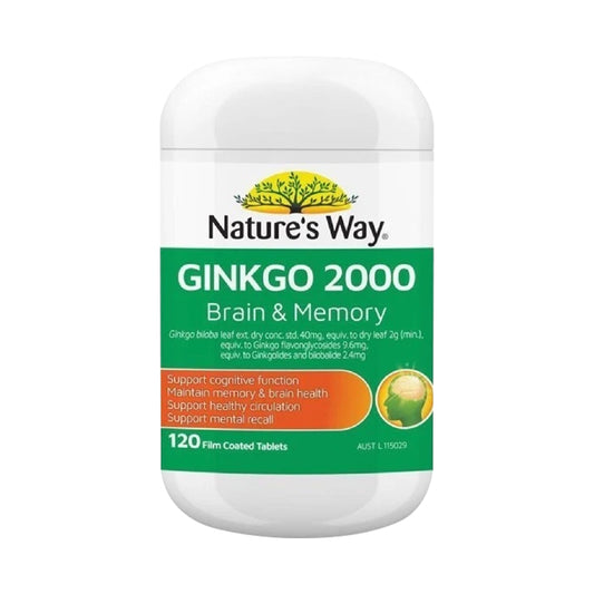 Nature's Way 銀杏片 2000mg 120粒裝
