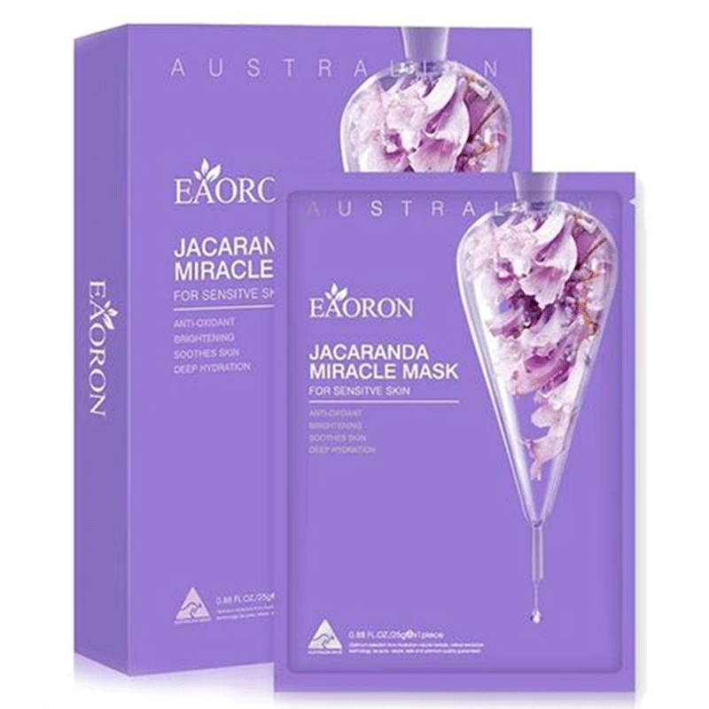 Eaoron 水光面膜 紫色藍花楹舒緩 25ml 5片裝
