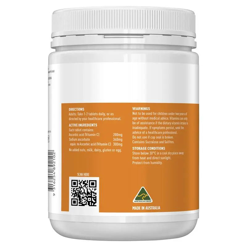 Healthy Care 維他命C咀嚼片 500粒